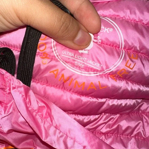 SAVE THE DUCK Pink Puffer Jacket - Picture 6 of 7